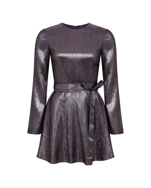 Mala Mini Dress - Pewter / Bronze